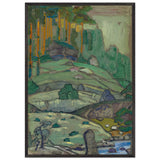 Hills by Nicholas Roerich, framed poster, view 3
