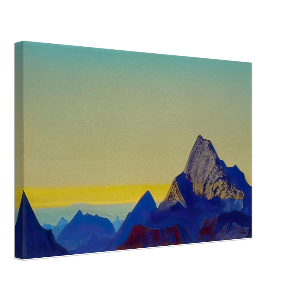 Himalayan Morning. Sunrise by Nicholas Roerich, canvas