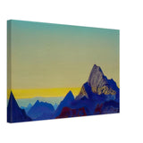 Himalayan Morning. Sunrise by Nicholas Roerich, canvas