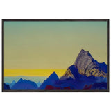 Himalayan Morning. Sunrise by Nicholas Roerich, framed poster