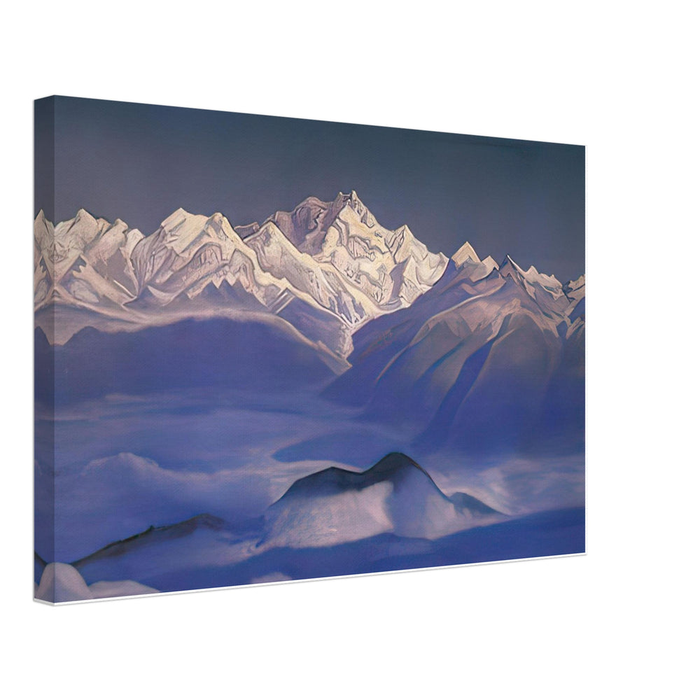 Himalayas. Blue Mountains by Nicholas Roerich, canvas