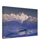 Himalayas. Blue Mountains by Nicholas Roerich, canvas