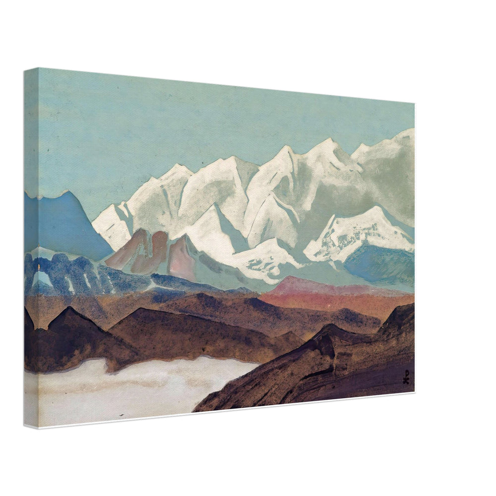 Himalayas. Chain of Kanchenjunga by Nicholas Roerich, canvas