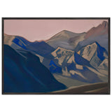 Himalayas. Chain of Mountains by Nicholas Roerich, framed poster, view 3