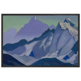 Himalayas. Evening by Nicholas Roerich, framed poster