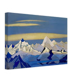 Himalayas. Everest by Nicholas Roerich, canvas, view 2