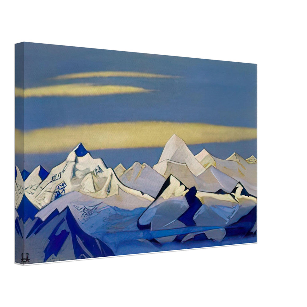 Himalayas. Everest by Nicholas Roerich, canvas