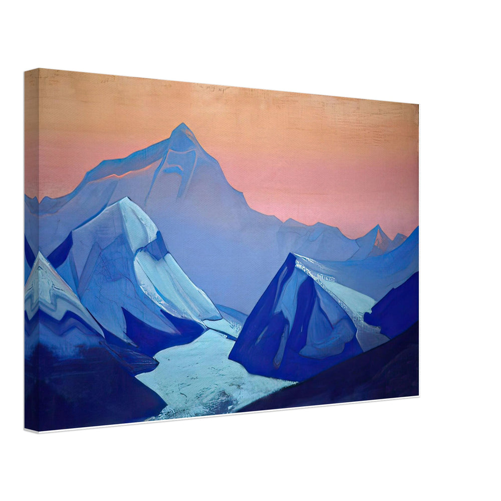 Himalayas. Everest by Nicholas Roerich, canvas