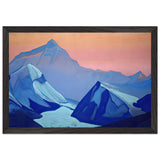 Himalayas. Everest by Nicholas Roerich, framed poster, view 2