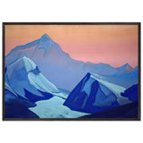 Himalayas. Everest by Nicholas Roerich, framed poster, view 3