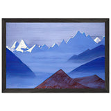 Himalayas. Guru Guri Dhar by Nicholas Roerich, framed poster, view 2