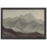 Himalayas. Morning by Nicholas Roerich, framed poster, view 2