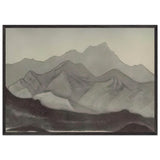 Himalayas. Morning by Nicholas Roerich, framed poster, view 3