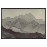 Himalayas. Morning by Nicholas Roerich, framed poster