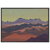 Himalayas. Nearly Sandahpu by Nicholas Roerich, framed poster, view 3