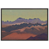 Himalayas. Nearly Sandahpu by Nicholas Roerich, framed poster
