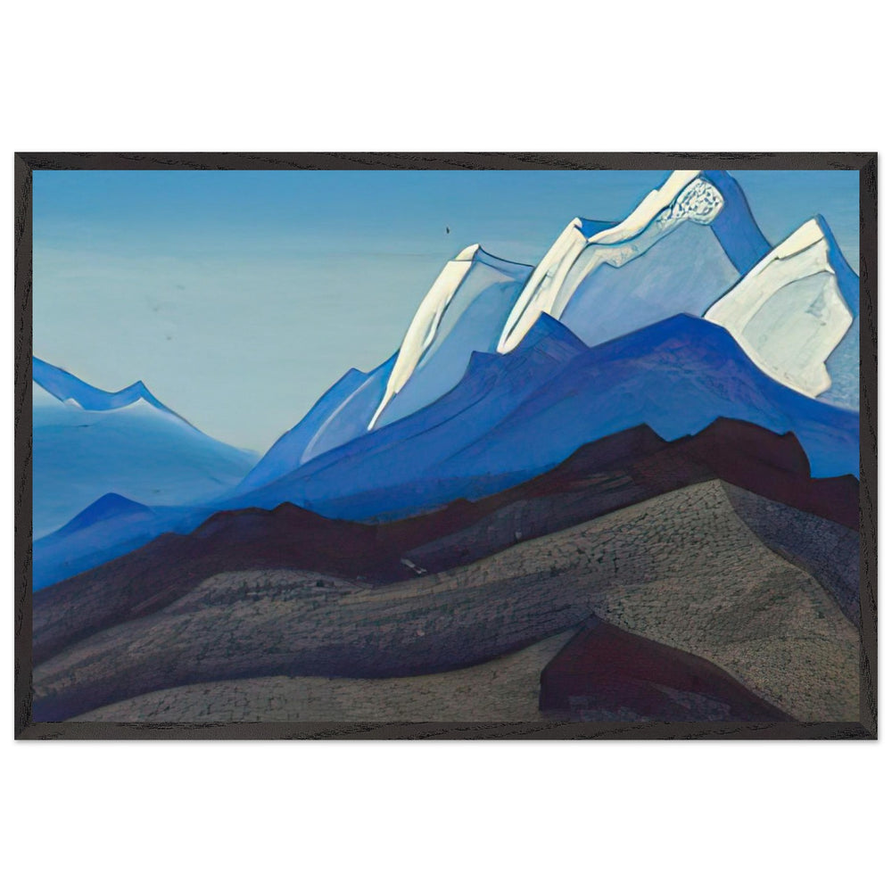 Himalayas by Nicholas Roerich, framed poster