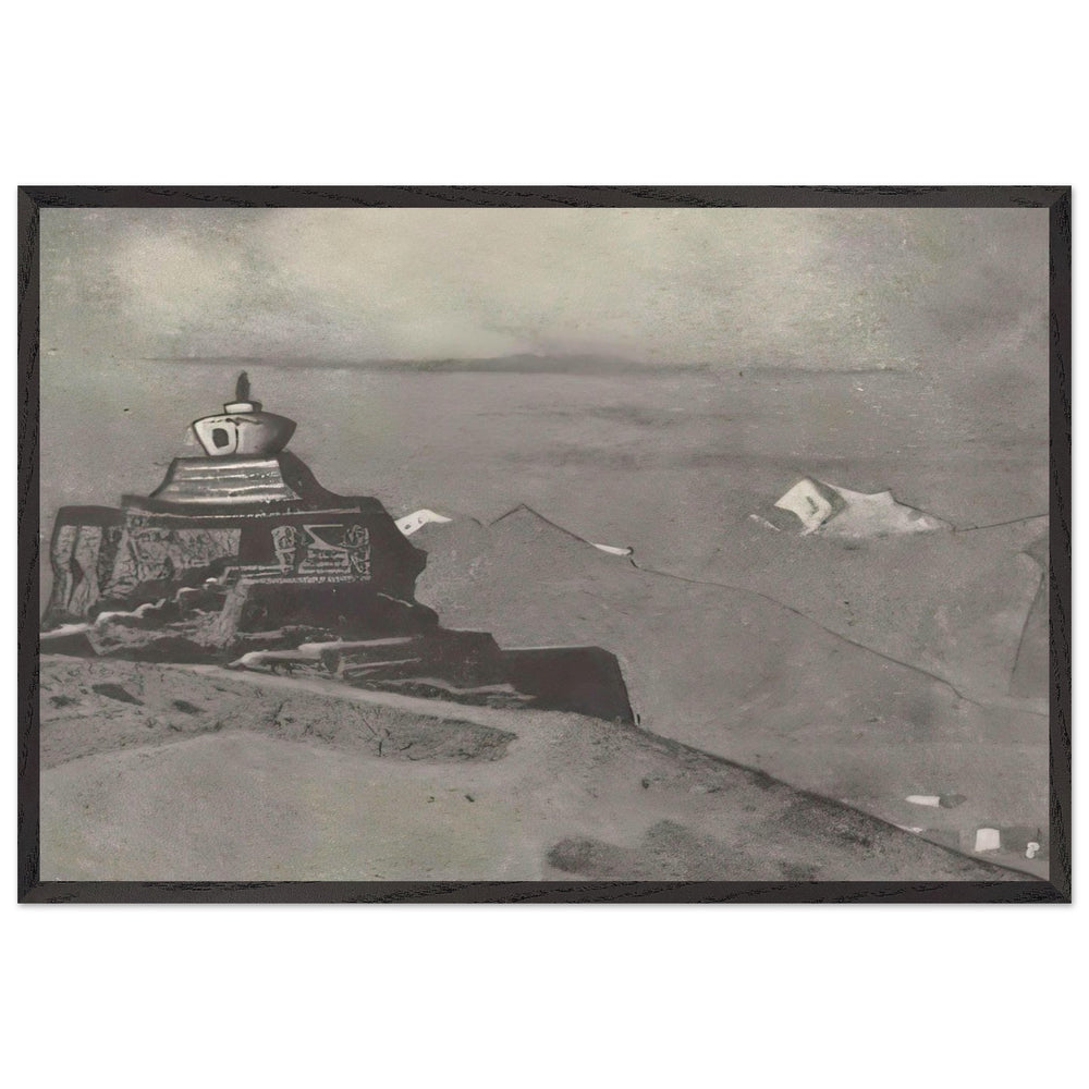 Himalayas by Nicholas Roerich, framed poster