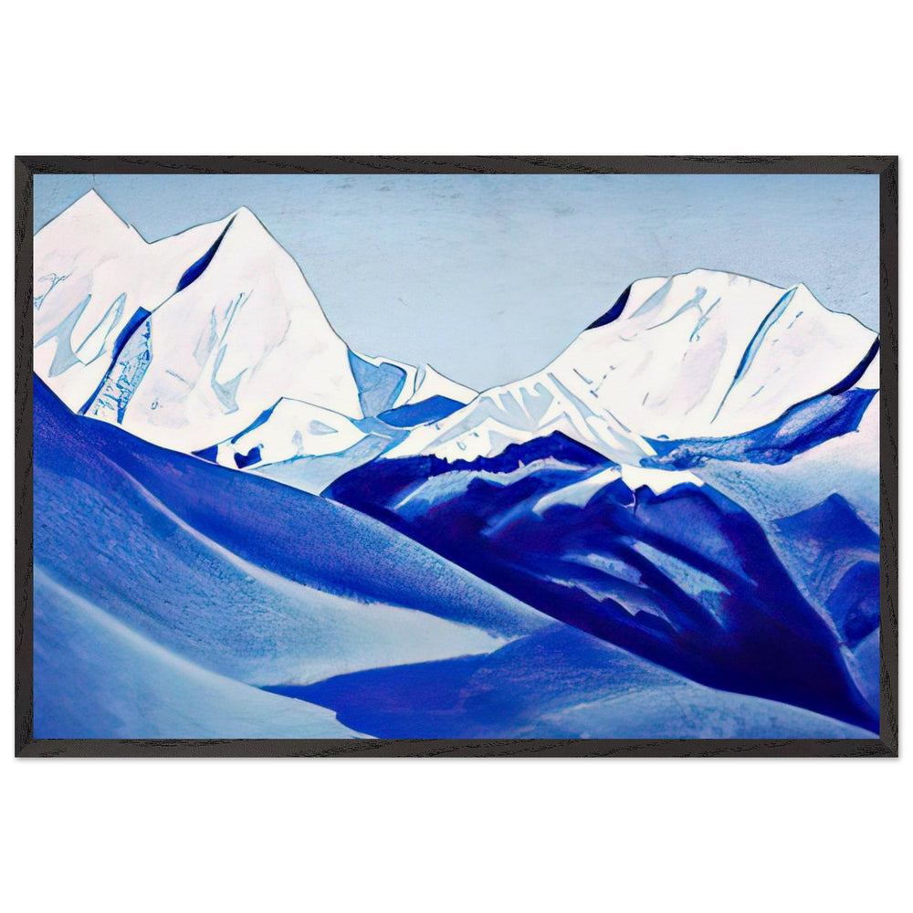 Himalayas by Nicholas Roerich, framed poster