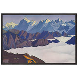 Himalayas by Nicholas Roerich, framed poster