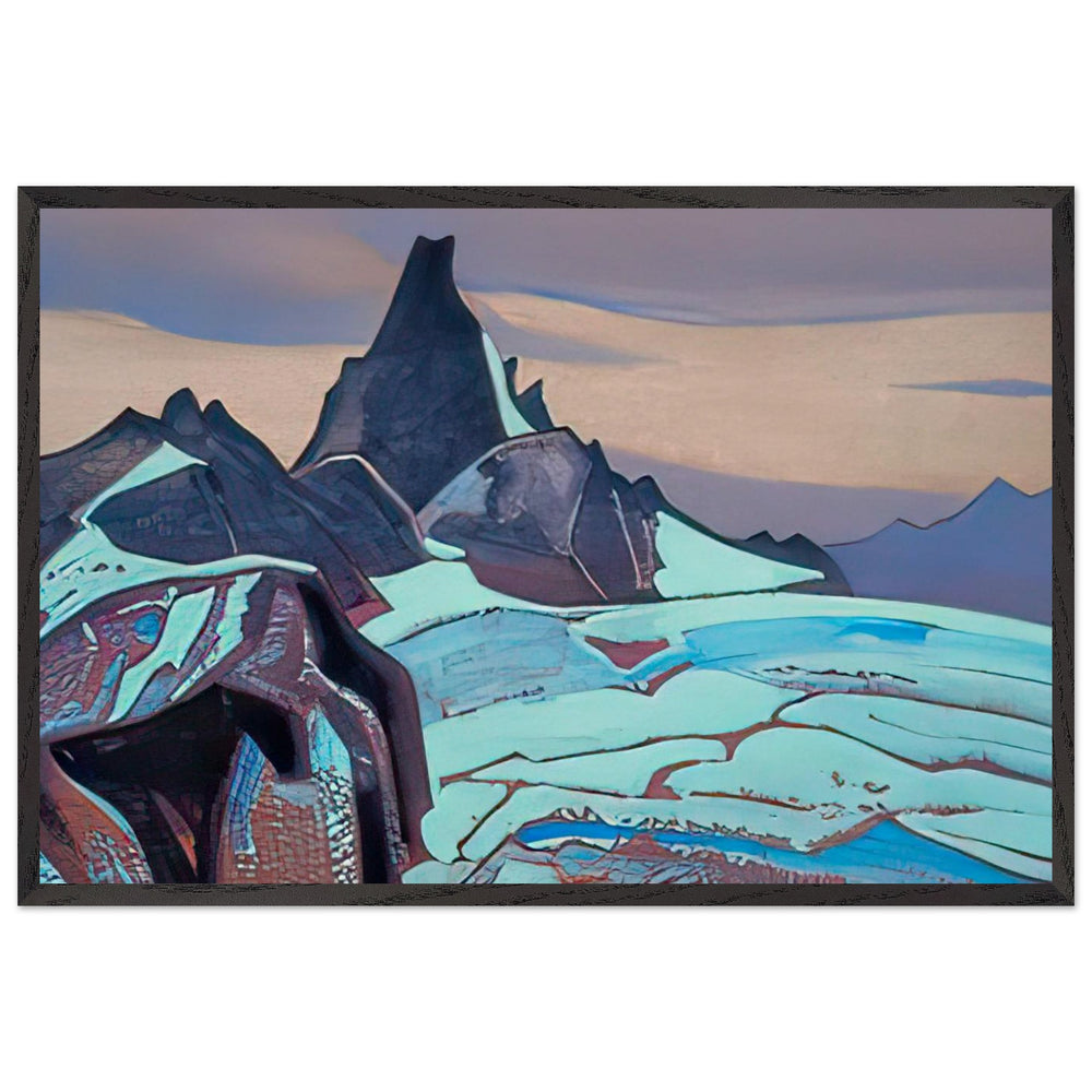 Himalayas by Nicholas Roerich, framed poster