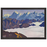 Himalayas by Nicholas Roerich, framed poster, view 2