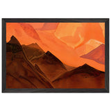 Himalayas by Nicholas Roerich, framed poster, view 2