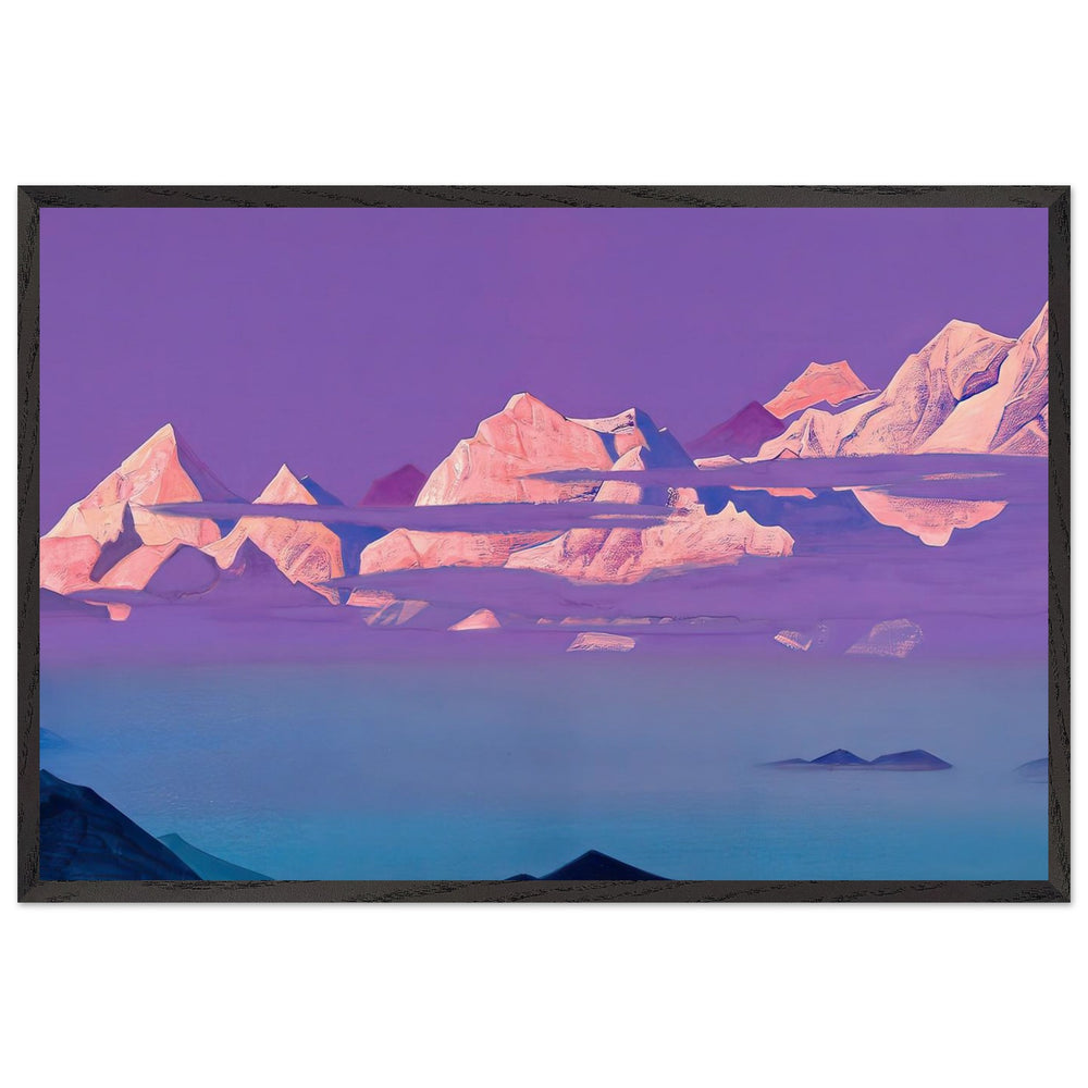 Himalayas by Nicholas Roerich, framed poster