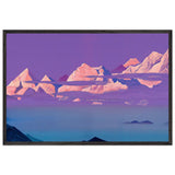 Himalayas by Nicholas Roerich, framed poster