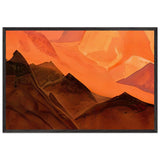 Himalayas by Nicholas Roerich, framed poster