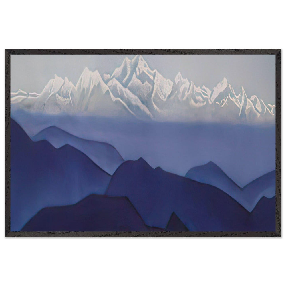 Himalayas by Nicholas Roerich, framed poster