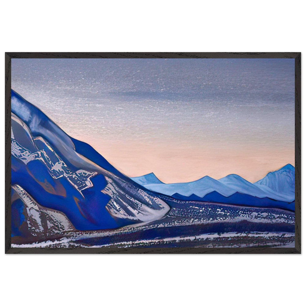 Himalayas by Nicholas Roerich, framed poster