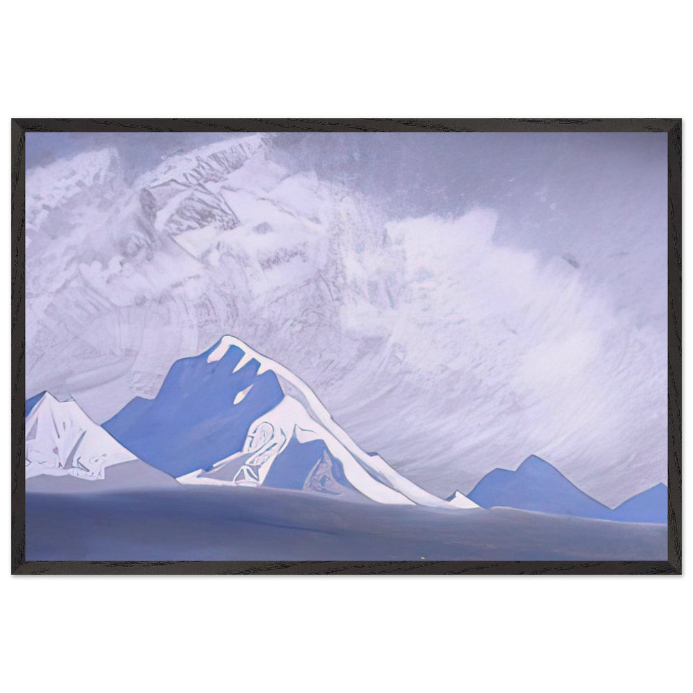 Himalayas by Nicholas Roerich, framed poster