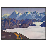 Himalayas by Nicholas Roerich, framed poster, view 3