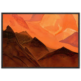 Himalayas by Nicholas Roerich, framed poster, view 3