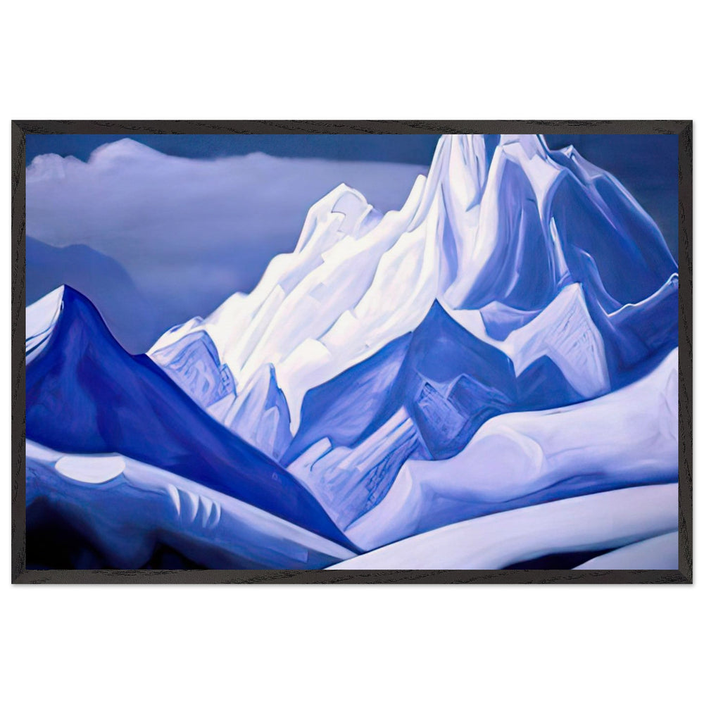 Himalayas by Nicholas Roerich, framed poster