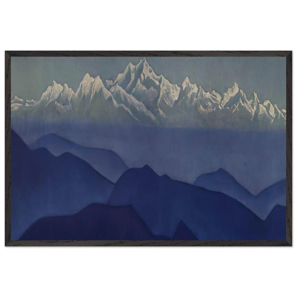 Himalayas by Nicholas Roerich, framed poster