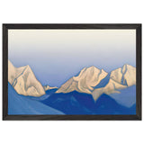 Himalayas. Pink peaks by Nicholas Roerich, framed poster, view 2