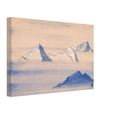 Himalayas (study). Holy Himalayas by Nicholas Roerich, canvas, view 2
