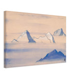 Himalayas (study). Holy Himalayas by Nicholas Roerich, canvas