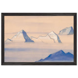 Himalayas (study). Holy Himalayas by Nicholas Roerich, framed poster, view 2