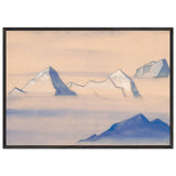 Himalayas (study). Holy Himalayas by Nicholas Roerich, framed poster, view 3