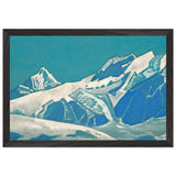 Himalayas (study) by Nicholas Roerich, framed poster, view 2