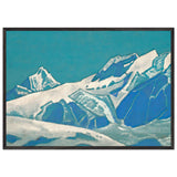 Himalayas (study) by Nicholas Roerich, framed poster, view 3