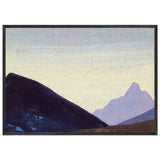 Himalayas (study) by Nicholas Roerich, framed poster, view 3
