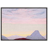 Himalayas (Study) by Nicholas Roerich, framed poster, view 3