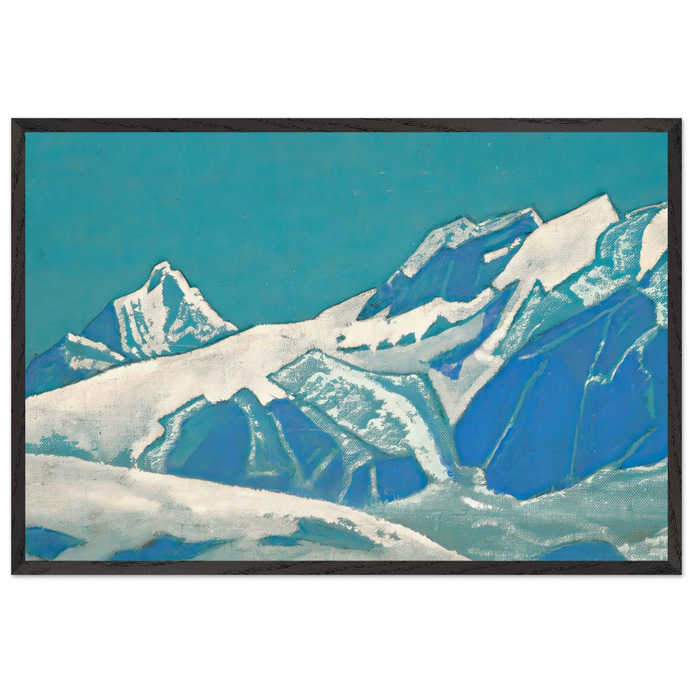 Himalayas (study) by Nicholas Roerich, framed poster