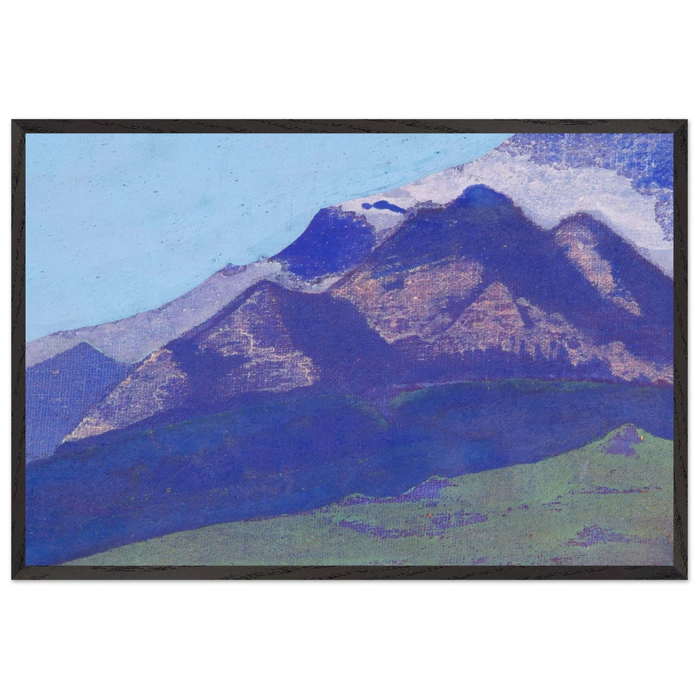 Himalayas (study) by Nicholas Roerich, framed poster