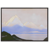 Himalayas Terrestrial and Celestial by Nicholas Roerich, framed poster, view 3