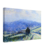 Hoarfrost at Huelgoat, Finistere by Gustave Loiseau, canvas, view 2